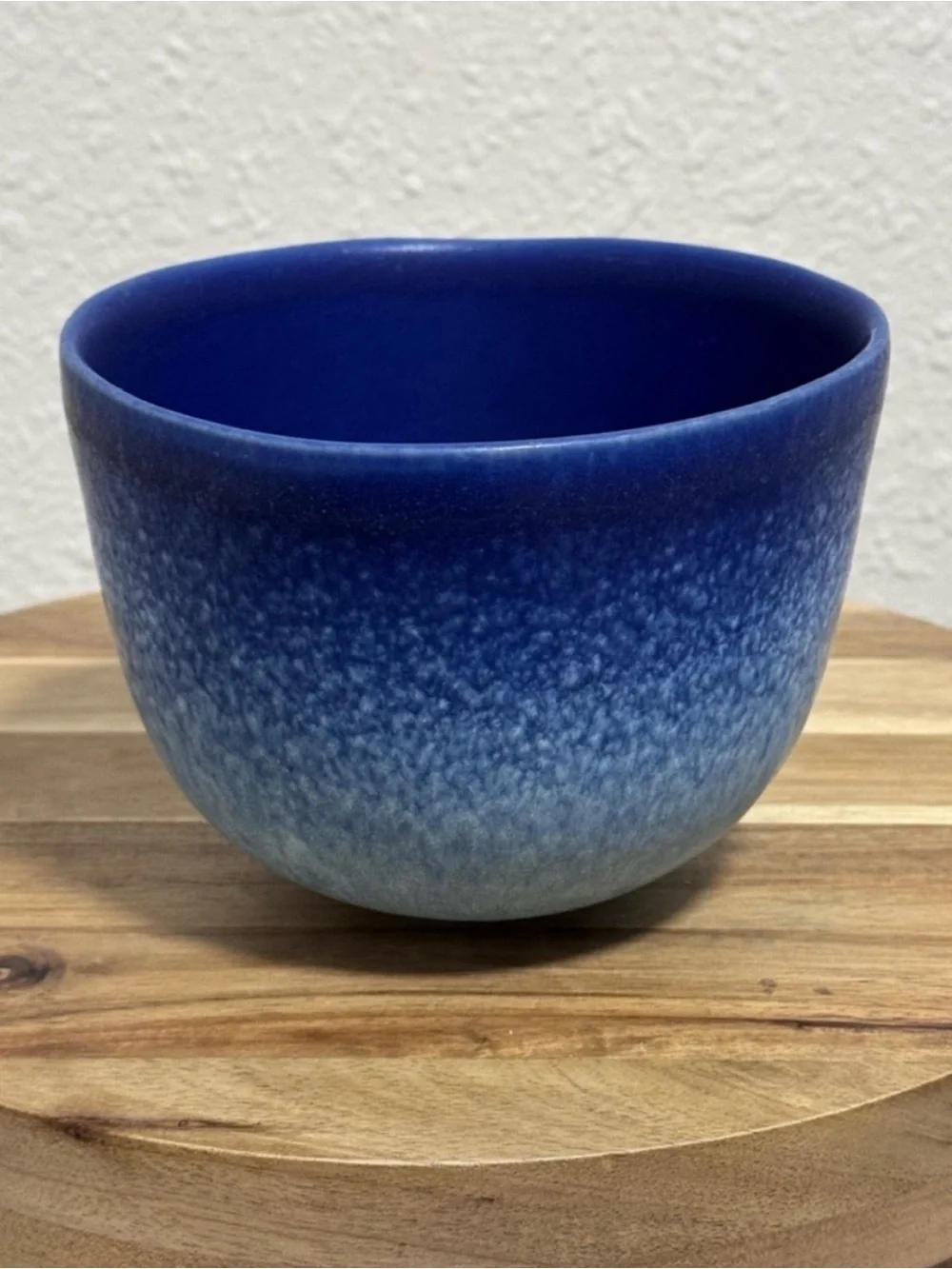 Anthropologie Dalila Ombre Bowl Azure Blue Stoneware